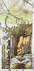 Wanderkarte Nikolsdorfer Wände mit Labyrinth - Böhm Verlag