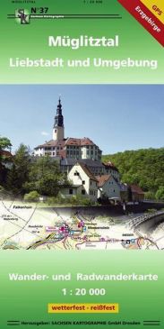 Wanderkarte Müglitztal in Sachsen