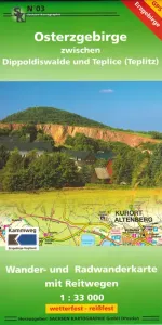 Wanderkarte Osterzgebirge