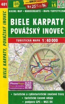 Wanderkarte Weiße Karpaten - Biele Karpaty