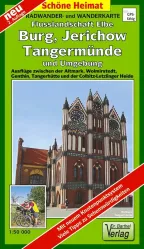Wanderkarte Elbe mit Burg, Jerichow, Tangermünde vom Verlag Barthel