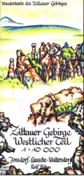 Wanderkarte Zittauer Gebirge - westlicher Teil - Böhm Verlag
