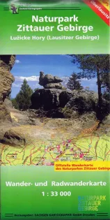 Wanderkarte Naturpark Zittauer Gebirge 