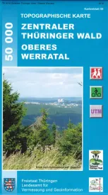 Wanderkarte Zentraler Thüringer Wald 