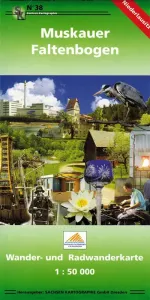 Wanderkarte Muskauer Faltenbogen