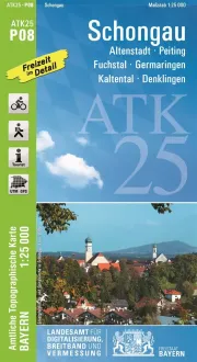Wanderkarte von Schongau