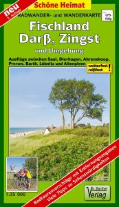 Wanderkarte Fischland mit Zingst vom Verlag Barthel