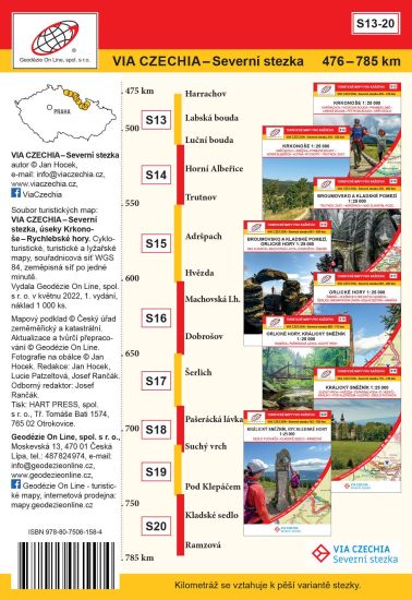 Via Czechia - Box3 / Tourenplan