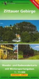 Wanderkarte Zittauer-Gebirge in der Oberlausitz