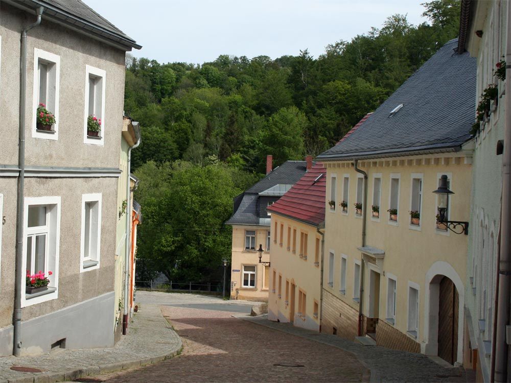 Im Stadtzentrum Lauenstein