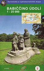 Wanderkarte Großmuttertal - Babiččino údolí in Ostböhmen