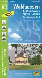 Wander-, Radkarte Waldsassen / Oberpfälzer Wald 