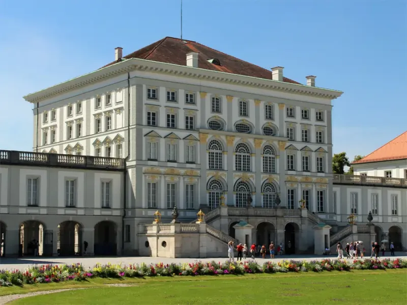 Schloss Nymphenburg in München in Oberbayern