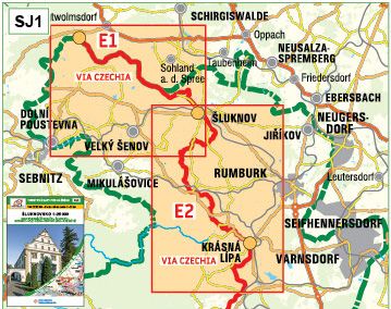 für E 1-2 bis Krásná Lípa – Rybniště