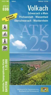 Wanderkarte von Volkach in Franken