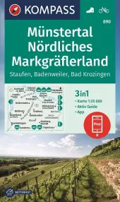 Wanderkarte Münstertal mit Staufen