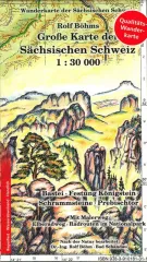 Wanderkarte Rosenthal-Bielatal