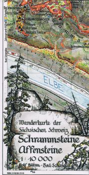 Böhm Wanderkarte Schrammsteine-Affensteine
