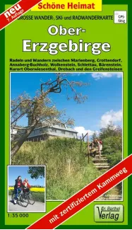 Wander-, Ski- und Radwanderkarte vom Obererzgebirge