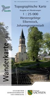 Wanderkarten Eibenstock und Johanngeorgenstadt im erzgeb irge
