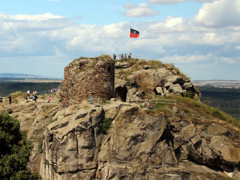 Burgruine Regenstein im nördlichen Harzer Vorland