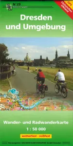 Wanderkarte Dresden und Umgebung im Sächsischen Elbland 
