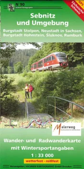 Wanderkarte von Sebnitz und Umgebung