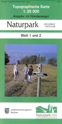  Wanderkarte Naturpark Erzgebirge / Vogtland - Blatt 1/2 Staatsbetrieb GeoSN Sachsen
