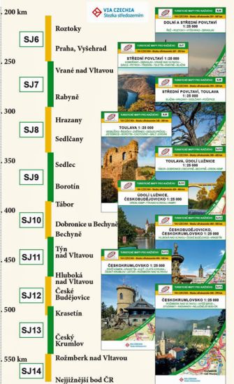 Tourenplan vom Mittelweg Via Czechia Box 2