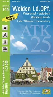 Wanderkarte Weiden in der Oberpfalz