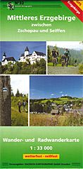Wanderkarte Mittleres Erzgebirge