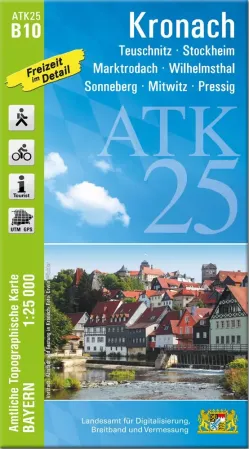Wanderkarte Kronach