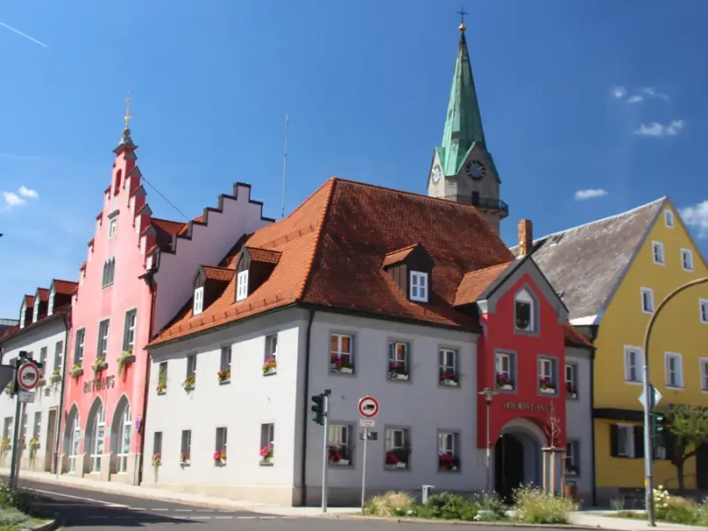 Rathaus von Erbendorf im Oberpfälzer Wald