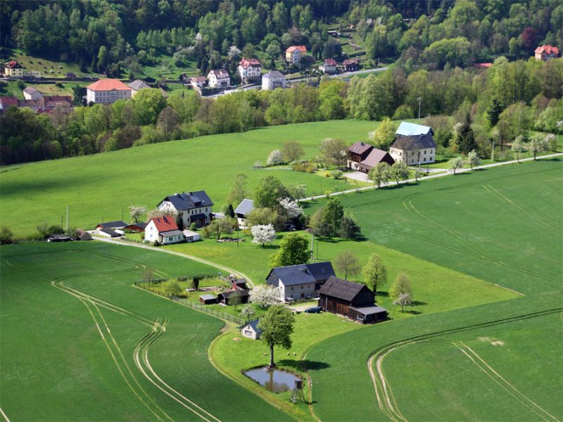 Blick auf die Ebenheit am Lilienstein