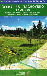 Wanderkarte Böhmischer Wald - Tachov / Nr. 55 