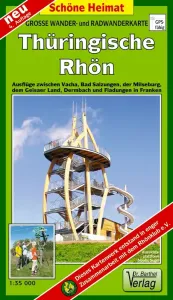 Wanderkarte Thüringische Rhön vom Verlag Dr. Barthel