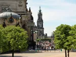 Dresden Altstadt mit Körnerplatz und Schillerplatz