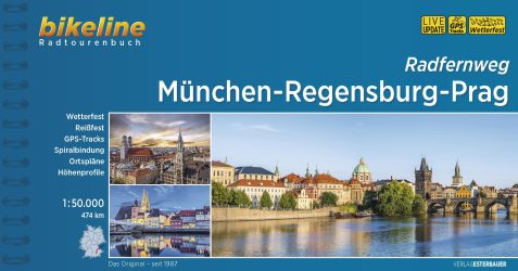Radtourenbuch München-Regensburg-Prag / bikeline Verlag Esterbauer 