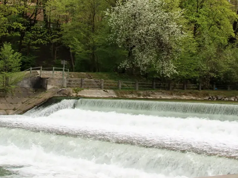 Fluss Isar in München