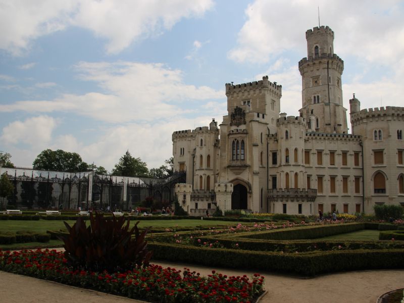 Zámek Hluboká nad Vltavou (Schloss Frauenberg) in Südböhmen