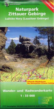 Wanderkarte Naturpark Zittauer Gebirge