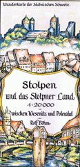 Wanderkarte Stolpen und Stolpener Land in der Sächsischen Schweiz