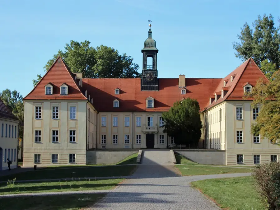 Steinerne Elster am Brunnen in Elsterwerda