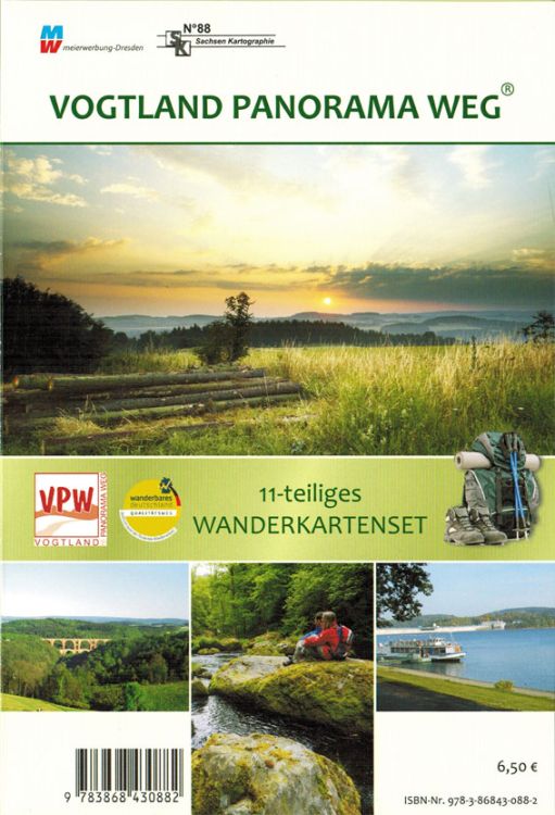 Wanderkarten-Set Fernwanderweg - Panorama Weg im Vogtland
