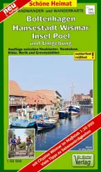 Wanderkarte Boltenhagen, Hansestadt Wismar, Insel Poel vom Verlag Barthel