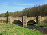 Altvaeterbruecke über der Freiberger Mulde