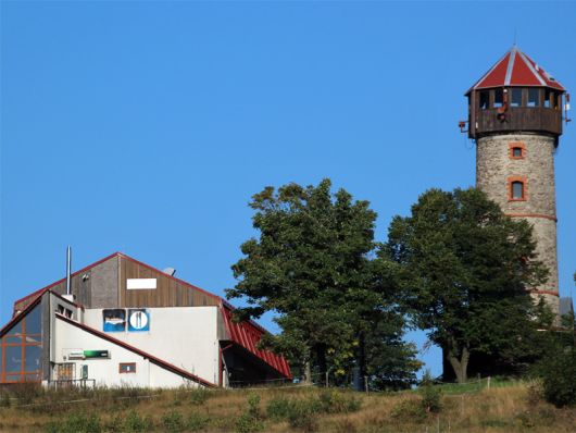 Hora Svaté Kateřiny in Krusne hory východ