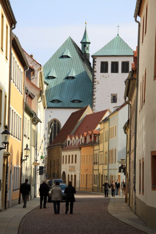 Kirchgasse in Freiberg