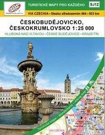 Wanderkarte Českokrumlovsko vom Mittelweg / Box 2