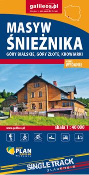 Wanderkarte Glatzer Schneeberg / Masyw Śnieżnik in den Ostsudetgen / Polen